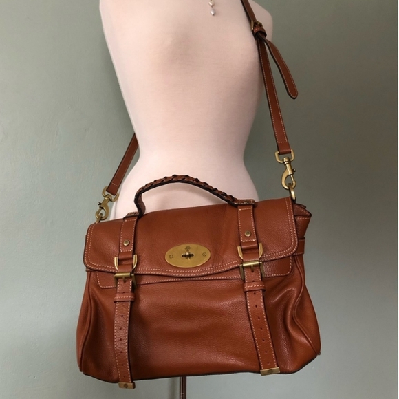 🌳 Mulberry Alexa Crossbody Satchel EUC - Picture 15 of 16